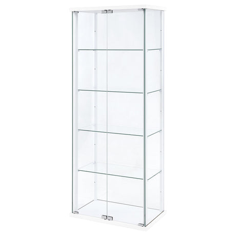 Hyacinth - 4 Shelf Curio Cabinet