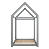 Wooden House Shaped Bed