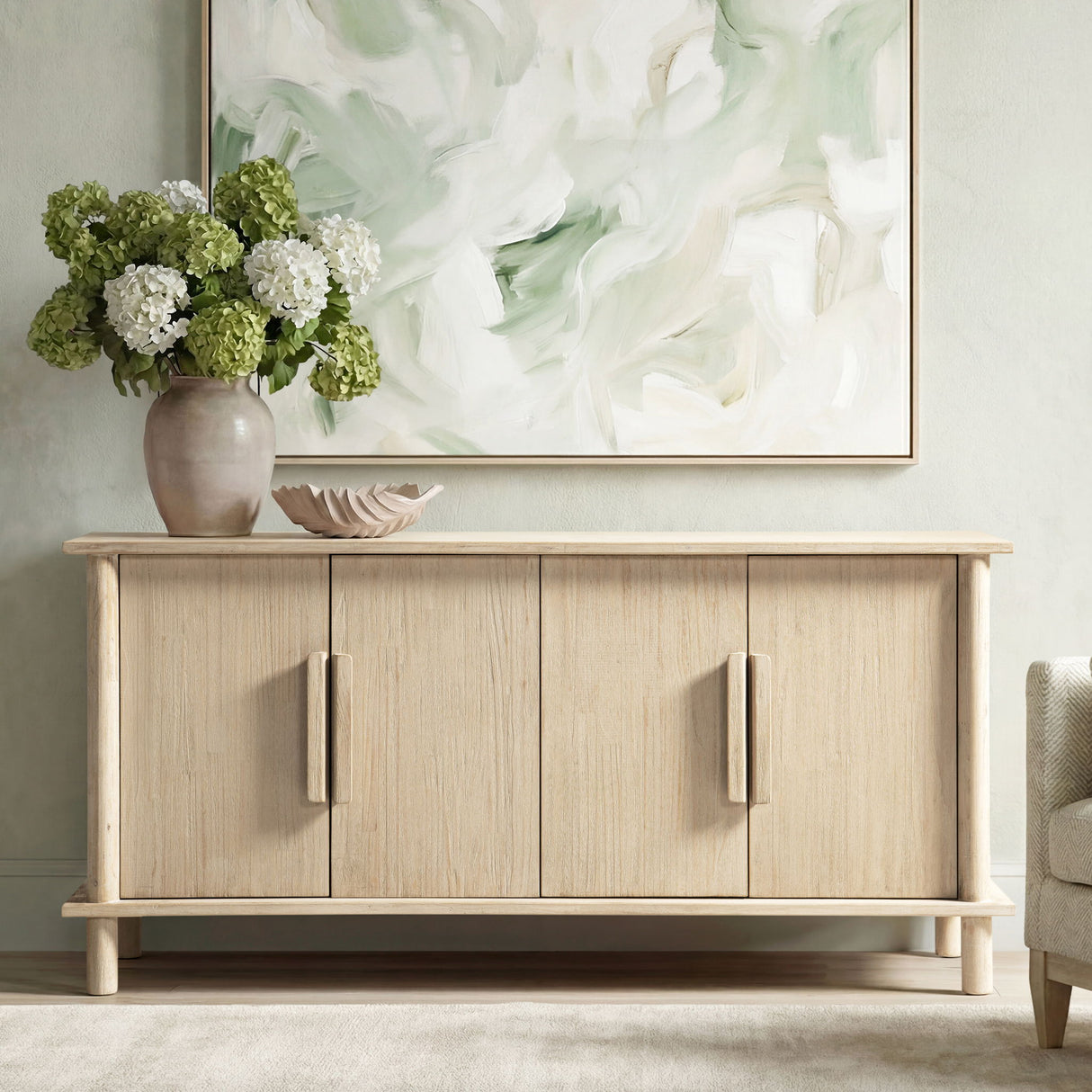 Milo - 4 Door Sideboard - Natural