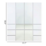 Elise - Modular Closet System With Mirror And Customizable Storage - White