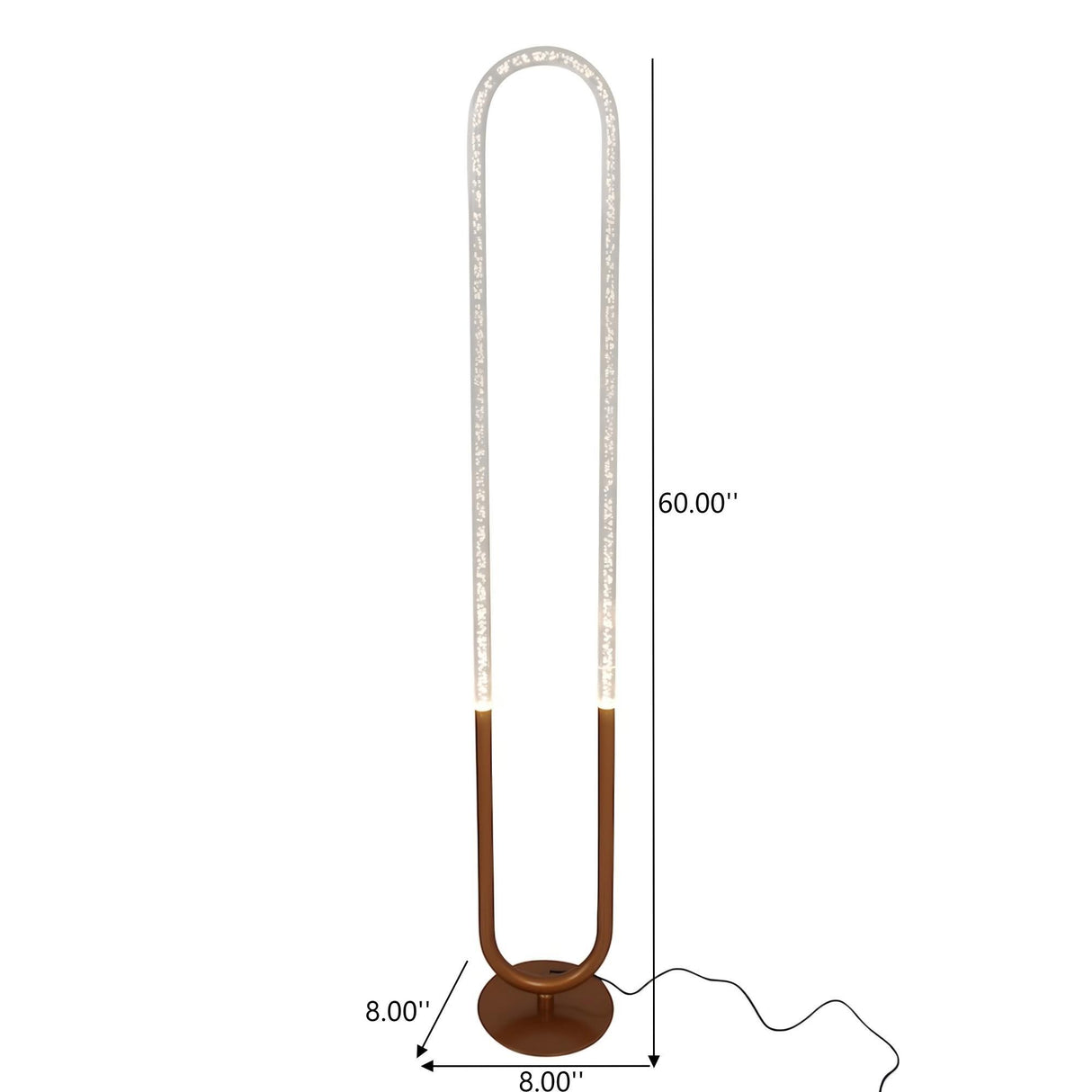 Zeon - LED Floor Lamp, 110 - 120V - Bronze