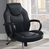 Gaming And Office Chair With Padded Arms, Adjustable Height