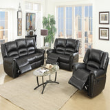 Modern Living Room Set With Nailhead Trim