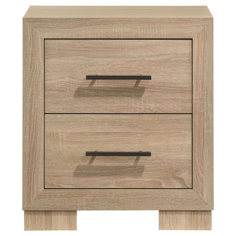 Merritt - 2 Drawer Nightstand - Light Oak