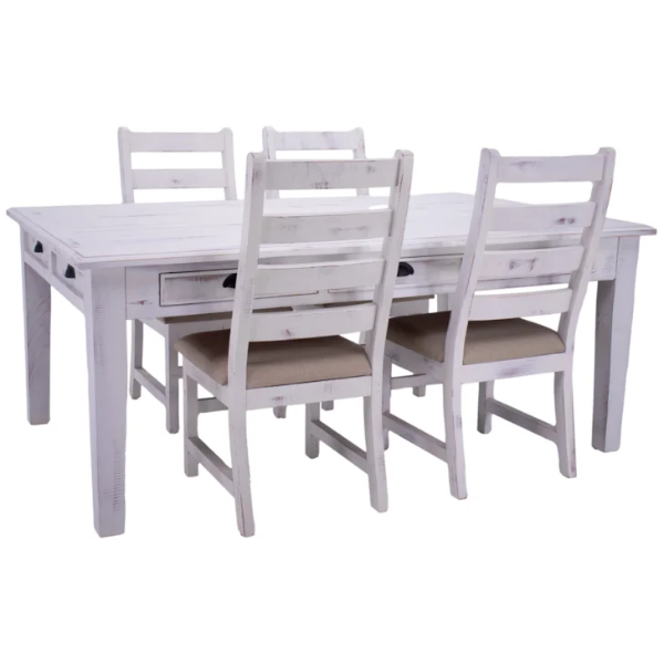 Joanna Dining Table & 4 Chairs - MJ155C+MJ155T