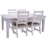 Joanna Dining Table & 4 Chairs - MJ155C+MJ155T