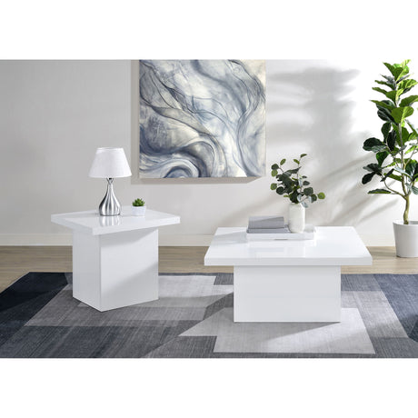 Eldridge - Coffee Table Set With Square Tops