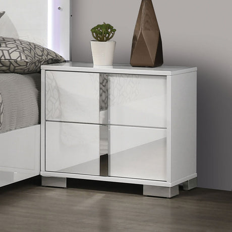 Nightstand With Vertical Handles