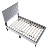 Bed Set With Adjustable Headboard