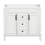 Bathroom Vanity Cabinet With 2 Soft Closing Doors And 2 Drawers