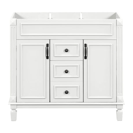 Bathroom Vanity Cabinet With 2 Soft Closing Doors And 2 Drawers