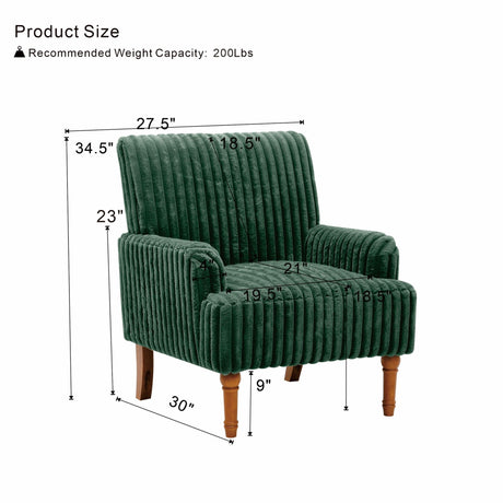 Accent Comfortable Upholstered Armchair For Living Room