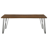Neve - Sheesham Live Edge Dining Table - Gray