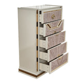 Omari - 5 Drawer Chest - Beige