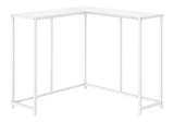 Corner Accent Console Table For Entryway, Unique L-Shaped Design