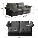 Sofa Bed, 2 In 1 Design For Living Rooms