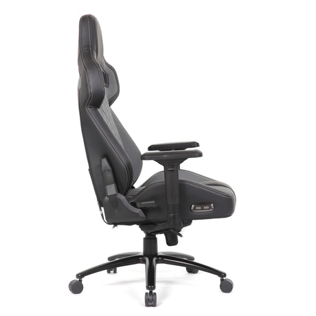 Gaming Chair With 4D Armrests, High Back Office Chair - Black / Gray