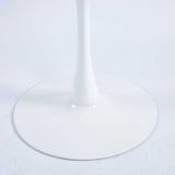 Table Mid-Century Dining Table For 4-6 People With Round Table Top, Pedestal Dining Table, End Table Leisure Coffee Table