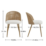 Bohemian Style Double Seater Dining Chair