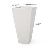 Outdoor Modern Cast Stone Planter