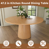 Round Dining Table With Strip Base
