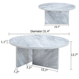 Versatile Round Coffee Table For Various Interior Styles