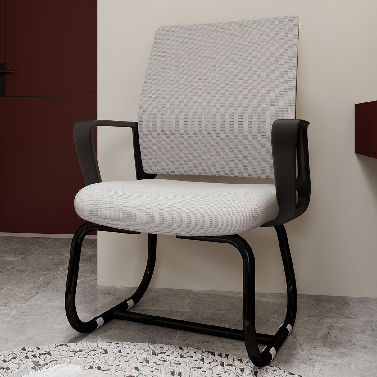 Minimalist Office Chair & Soft Backrest