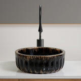 Vessel Sink, Above Counter Small Bowl - Black