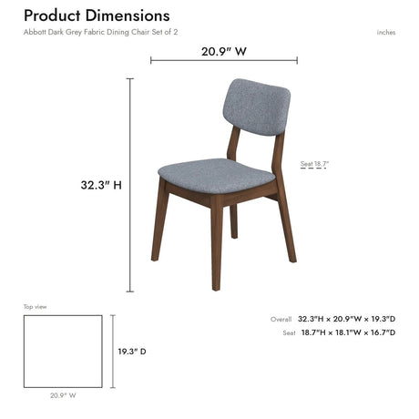 Carlos - Solid Back Side Chair (Set of 2)