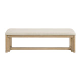 Backless Upholstered Dining Bench