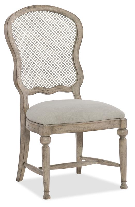 Boheme Gaston Metal Back Side Chair - 5750-75411-LTWD