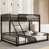 Bunk Bed With Ladder And Safety Guardrails