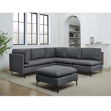 Upholstered Modular Sectional & Tall Legs