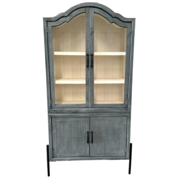 VA   PARLOR   OCEAN   W/LINEN   VITRINE - PAROC