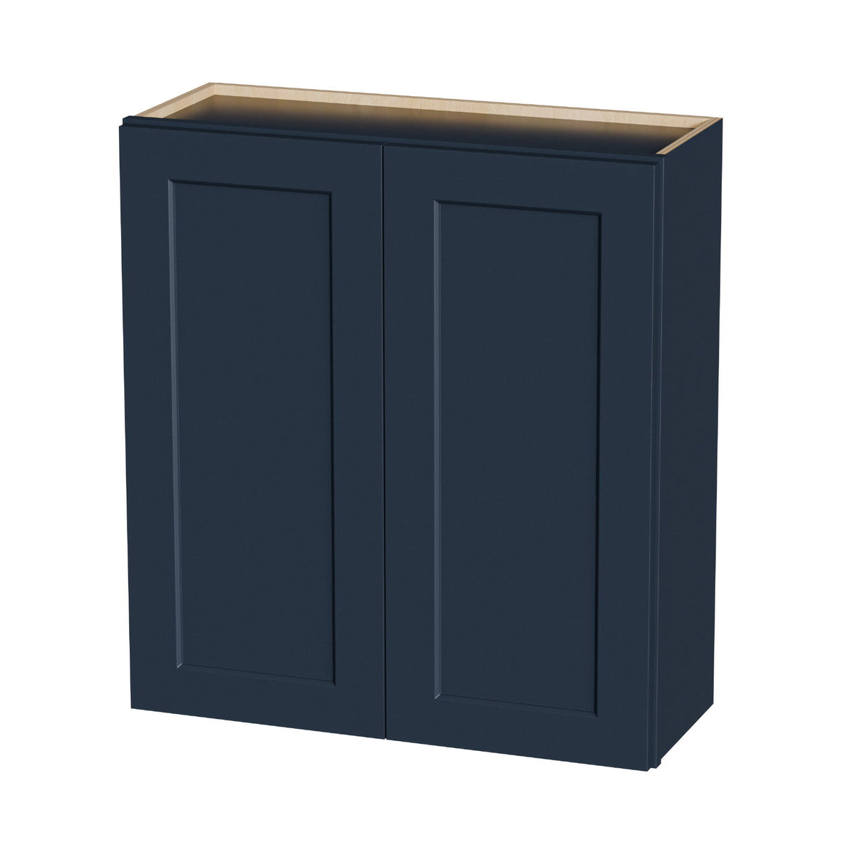 Shaker Wall Cabinet With Soft Close Hinges, Adjustable Shelves, Double Door