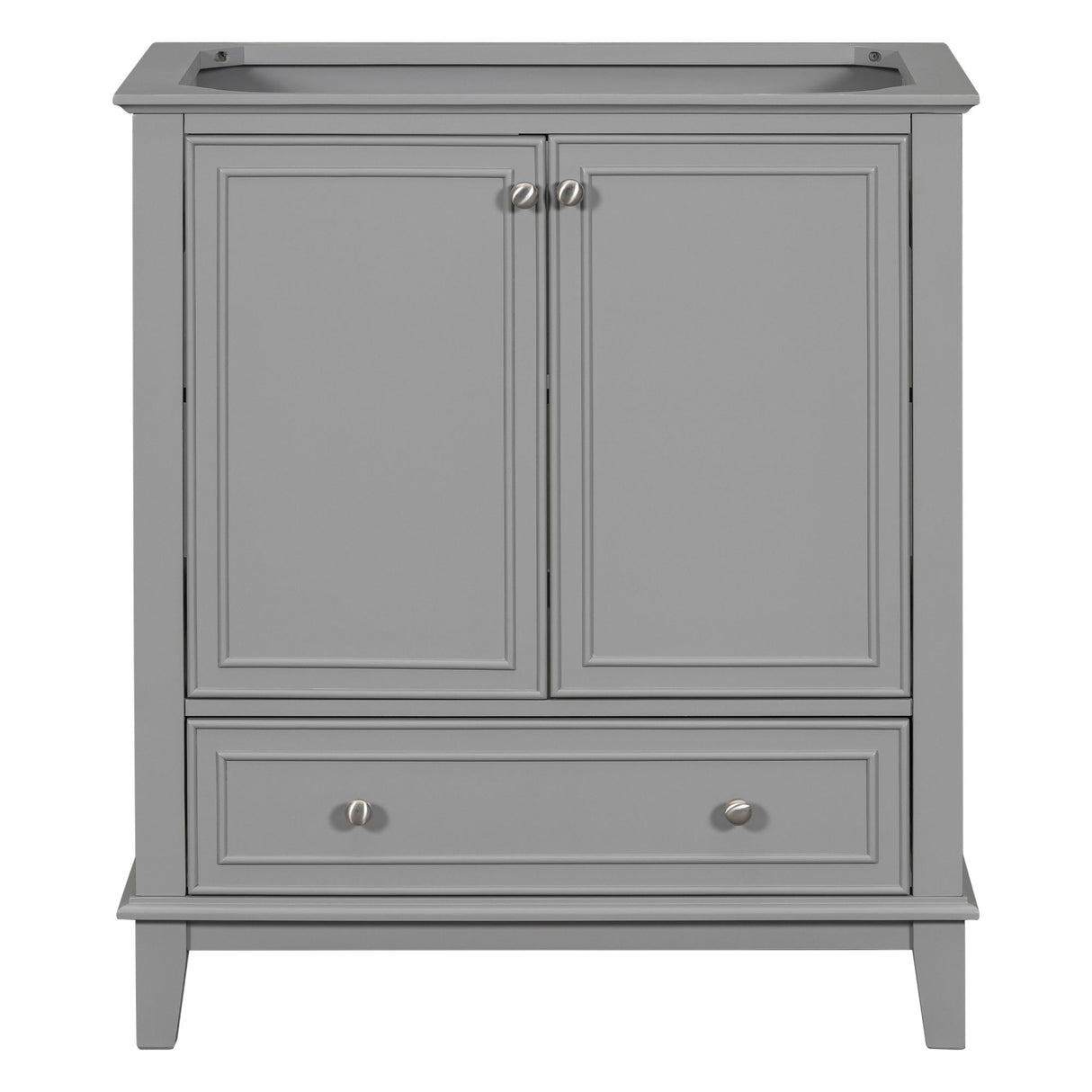 Modern Bathroom Vanity Base Only With Doors And Drawer